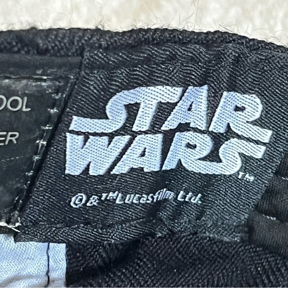 Lucasfilm's "Star Wars" Adjustable Black Cap with Star Graphics on Brim - Picture 13 of 16
